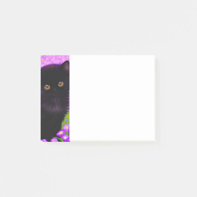Gustav Klimt Cat Post-it Block (Framsida)