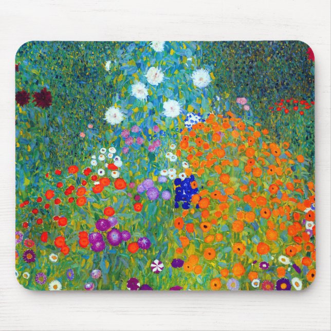 Gustav Klimt Cottage Garden Musmatta (Framsidan)
