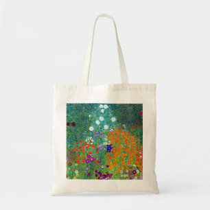 Gustav Klimt Cottage Garden Tygkasse