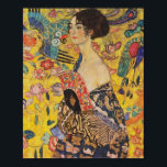 Gustav Klimt - Dam med Fläkt Poster<br><div class="desc">Gustav Klimt - Dam med Fläkt 1918</div>