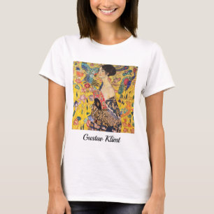 Gustav Klimt - Dam med Fläkt T Shirt
