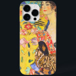 Gustav Klimt Dam med Fläkt vintage art nouveau<br><div class="desc">Gustav Klimt Dam med Fläkt vintage art nouveau</div>