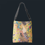Gustav Klimt Dam med Fläkt vintage art nouveau Axelväska<br><div class="desc">Gustav Klimt Dam med Fläkt vintage art nouveau</div>