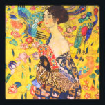Gustav Klimt Dam med Fläkt vintage art nouveau Poster<br><div class="desc">Gustav Klimt Dam med Fläkt vintage art nouveau</div>