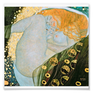 Gustav Klimt - Danae Fototryck