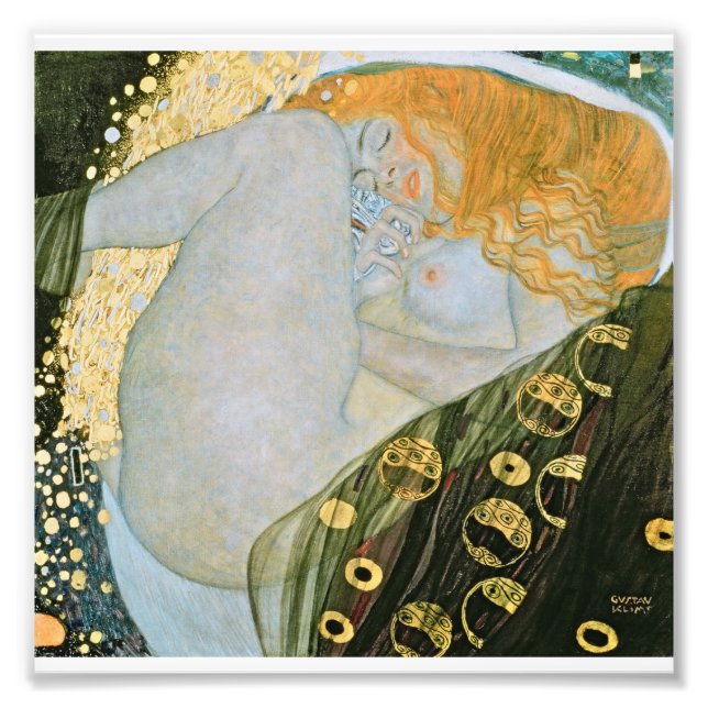 Gustav Klimt - Danae Fototryck (Framsidan)