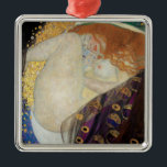 Gustav Klimt - Danae Julgransprydnad Metall<br><div class="desc">Danae - Gustav Klimt,  Oil on Canvas,  1907</div>