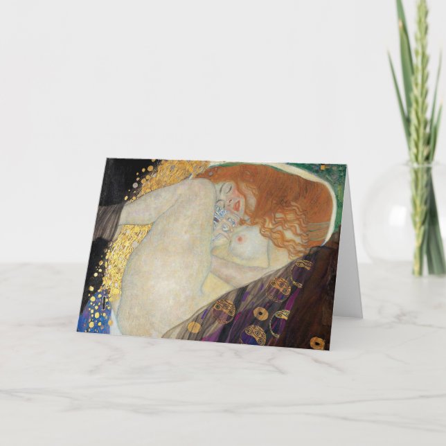 Gustav Klimt - Danae Kort (Framsida)