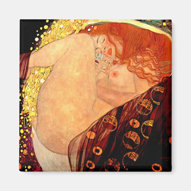 Gustav Klimt danae Magnet (Framsidan)