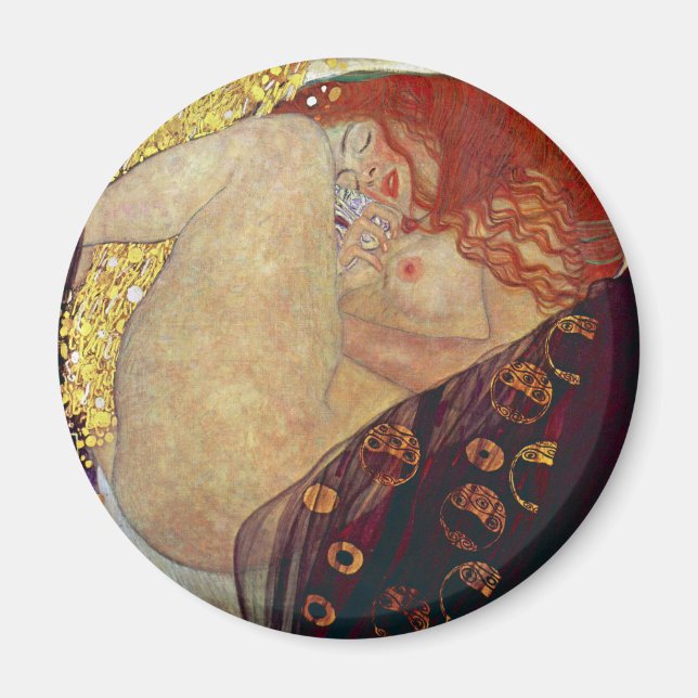 Gustav Klimt , “ Danae ” Magnet (Framsidan)