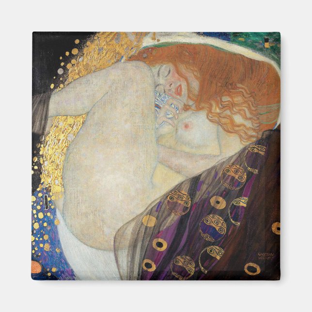 Gustav Klimt - Danae Magnet (Framsidan)
