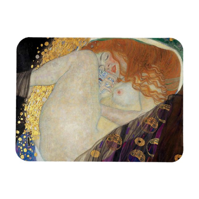 Gustav Klimt - Danae Magnet (Horisontell)