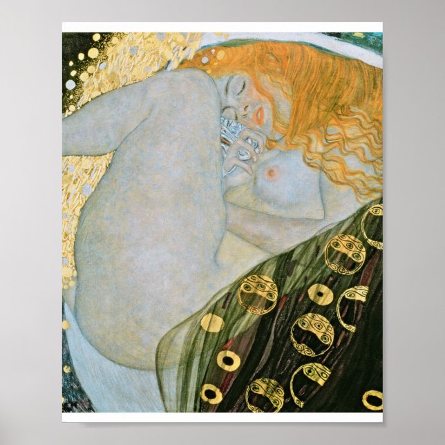 Gustav Klimt - Danae Poster (Framsidan)