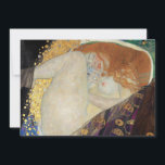 Gustav Klimt - Danae Tack Kort<br><div class="desc">Danae - Gustav Klimt,  Oil on Canvas,  1907</div>