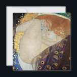 Gustav Klimt - Danae Tack Kort<br><div class="desc">Danae - Gustav Klimt,  Oil on Canvas,  1907</div>