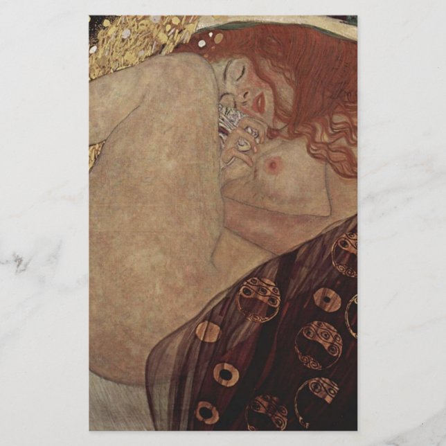 Gustav Klimt - Danae - Vacker Artwork (Framsida)
