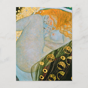Gustav Klimt - Danae Vykort