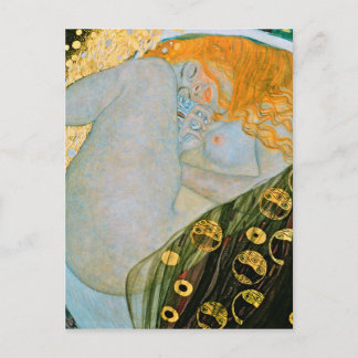 Gustav Klimt - Danae Vykort
