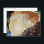 Gustav Klimt - Danae Vykort<br><div class="desc">Danae - Gustav Klimt,  Oil on Canvas,  1907</div>