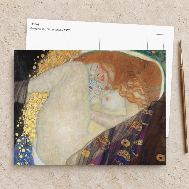 Gustav Klimt - Danaë Vykort (Skapare uppladdad)