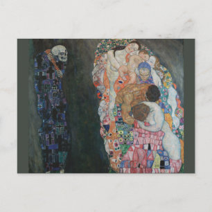 Gustav Klimt Death and Life Vykort