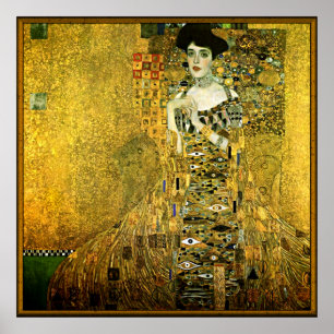 Gustav Klimt den guld- damen Poster