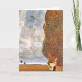 Gustav Klimt - Den Underbara poplaren Kort