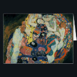 Gustav Klimt: "det jungfru- ", Hälsningskort<br><div class="desc">Gustav Klimts mästerverk: "det jungfru-", </div>