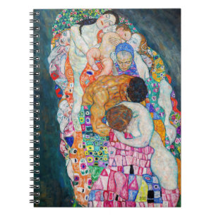 Gustav Klimt - Död och Liv Anteckningsbok
