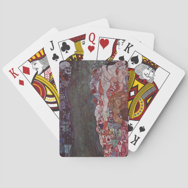 Gustav Klimt - Död och liv Casinokort (Baksidan)