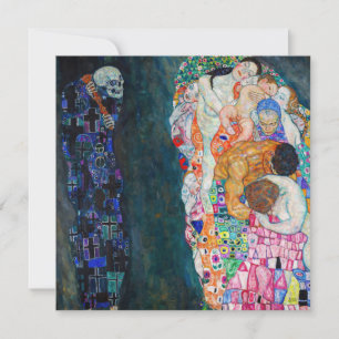 Gustav Klimt - Död och liv Inbjudningar