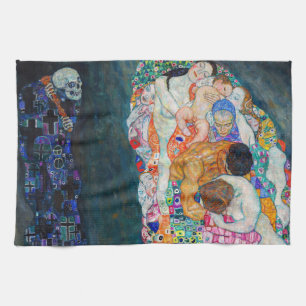 Gustav Klimt - Död och liv Kökshandduk