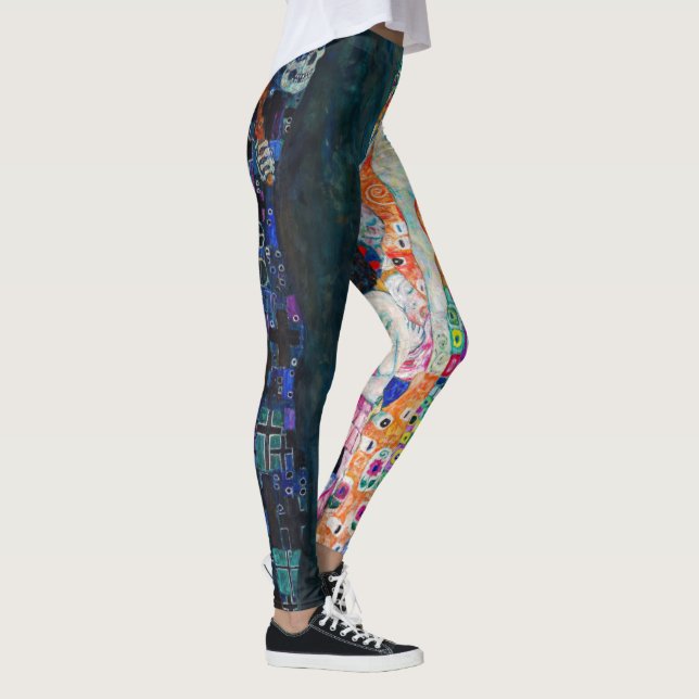 Gustav Klimt - Död och liv Leggings (Höger)