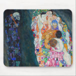 Gustav Klimt - Död och liv Musmatta<br><div class="desc">Död and Life - Gustav Klimt,  Oil on Canvas,  1910-1915</div>
