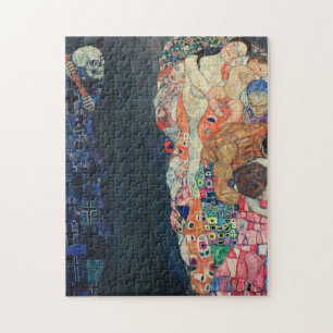 Gustav Klimt Död och liv Pussel