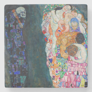 Gustav Klimt - Död och liv Stenunderlägg