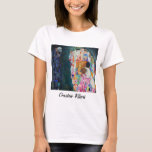 Gustav Klimt - Död och liv T Shirt<br><div class="desc">Död and Life - Gustav Klimt,  Oil on Canvas,  1910-1915</div>