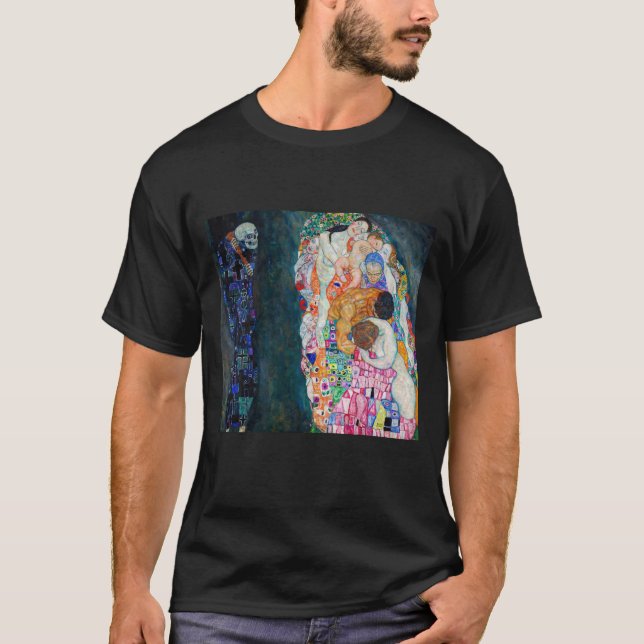 Gustav Klimt - Död och liv T Shirt (Framsida)