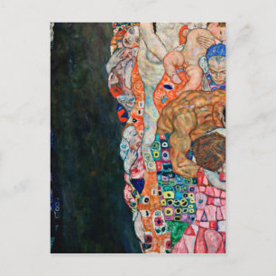 Gustav Klimt - Död och liv Vykort
