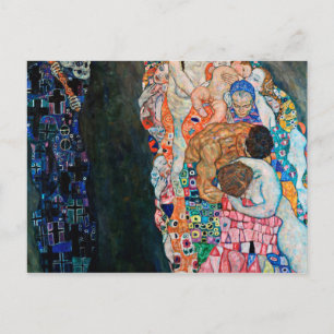 Gustav Klimt - Död och liv Vykort