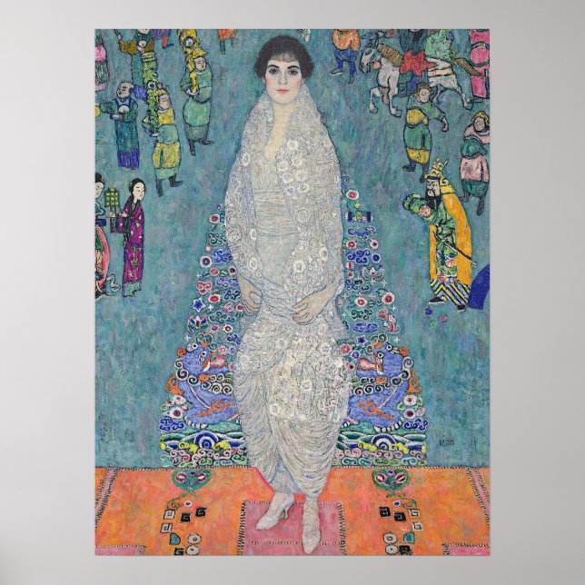 Gustav Klimt – Elisabeth Lederer Porträtt  Poster (Framsidan)