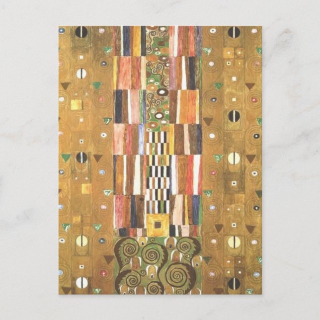 Gustav Klimt ~ Entwurf für den Wandfries Vykort (Framsida)