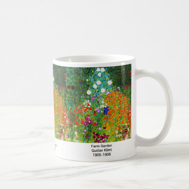 Gustav Klimt , “ Farm Garden ” Kaffemugg (Höger)