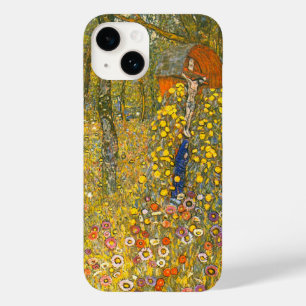 Gustav Klimt Farm Garden med Crucifix