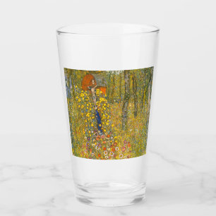 Gustav Klimt Farm Garden med Crucifix Glaskopp