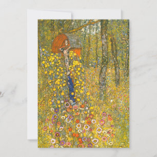 Gustav Klimt Farm Garden med Crucifix Spara Datumet