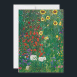 Gustav Klimt - Farm Garden med solblommor<br><div class="desc">Gustav Klimt - Farm Garden med solblommor</div>