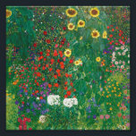 Gustav Klimt - Farm Garden med solblommor Fototryck<br><div class="desc">Gustav Klimt - Farm Garden med solblommor</div>