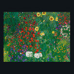 Gustav Klimt - Farm Garden med solblommor Poster<br><div class="desc">Gustav Klimt - Farm Garden med solblommor</div>