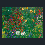 Gustav Klimt - Farm Garden med solblommor Poster<br><div class="desc">Gustav Klimt - Farm Garden med solblommor</div>